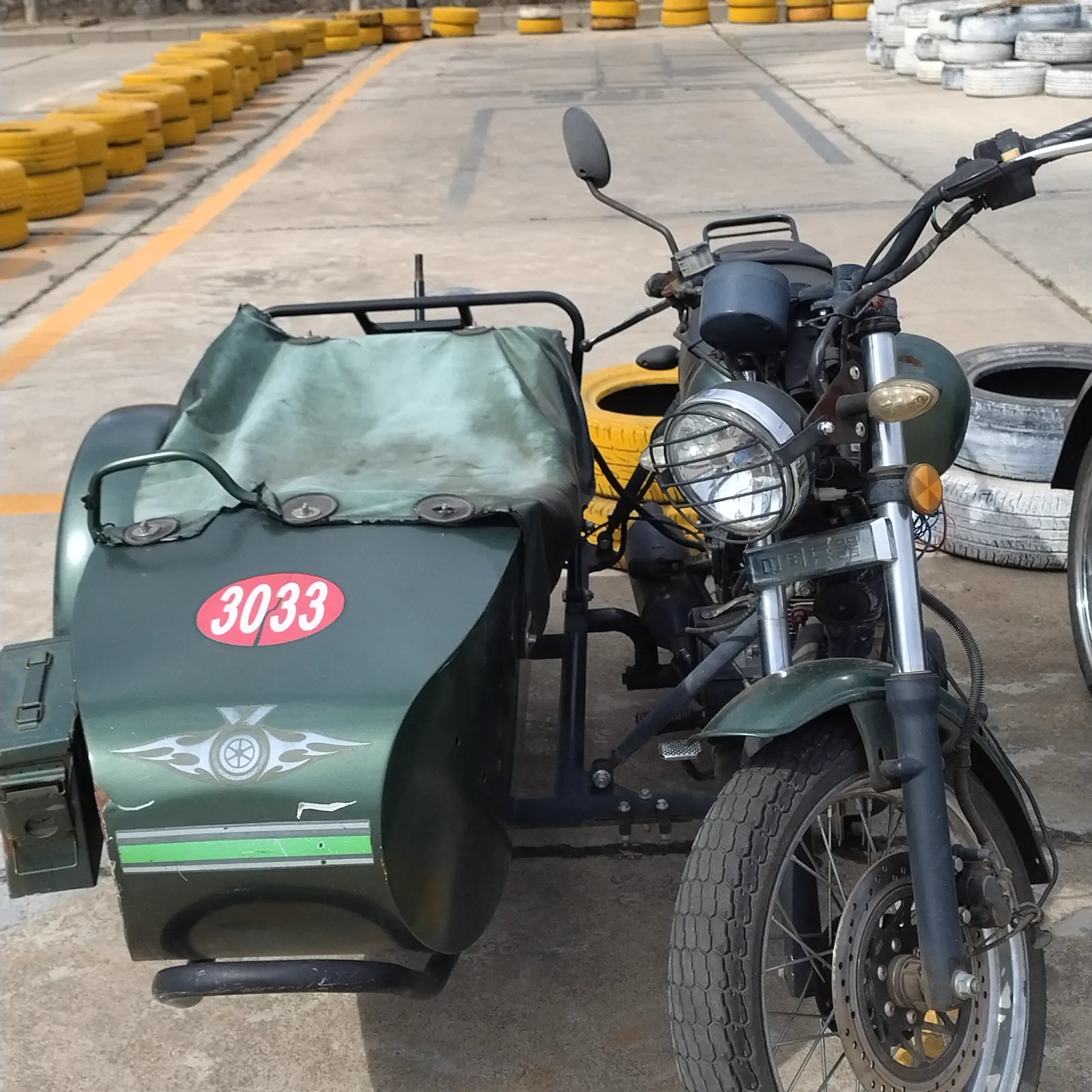 远大驾校三轮摩托D照周末班训练实景
